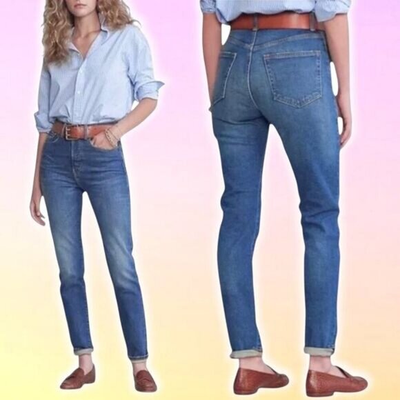 POLO Ralph Lauren Callen High Rise Slim Size 30 Blue - Picture 1 of 12